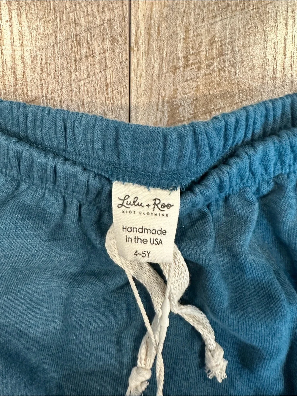 Lulu + Roo Teal Toddler Bloom Shorts with Drawstring
